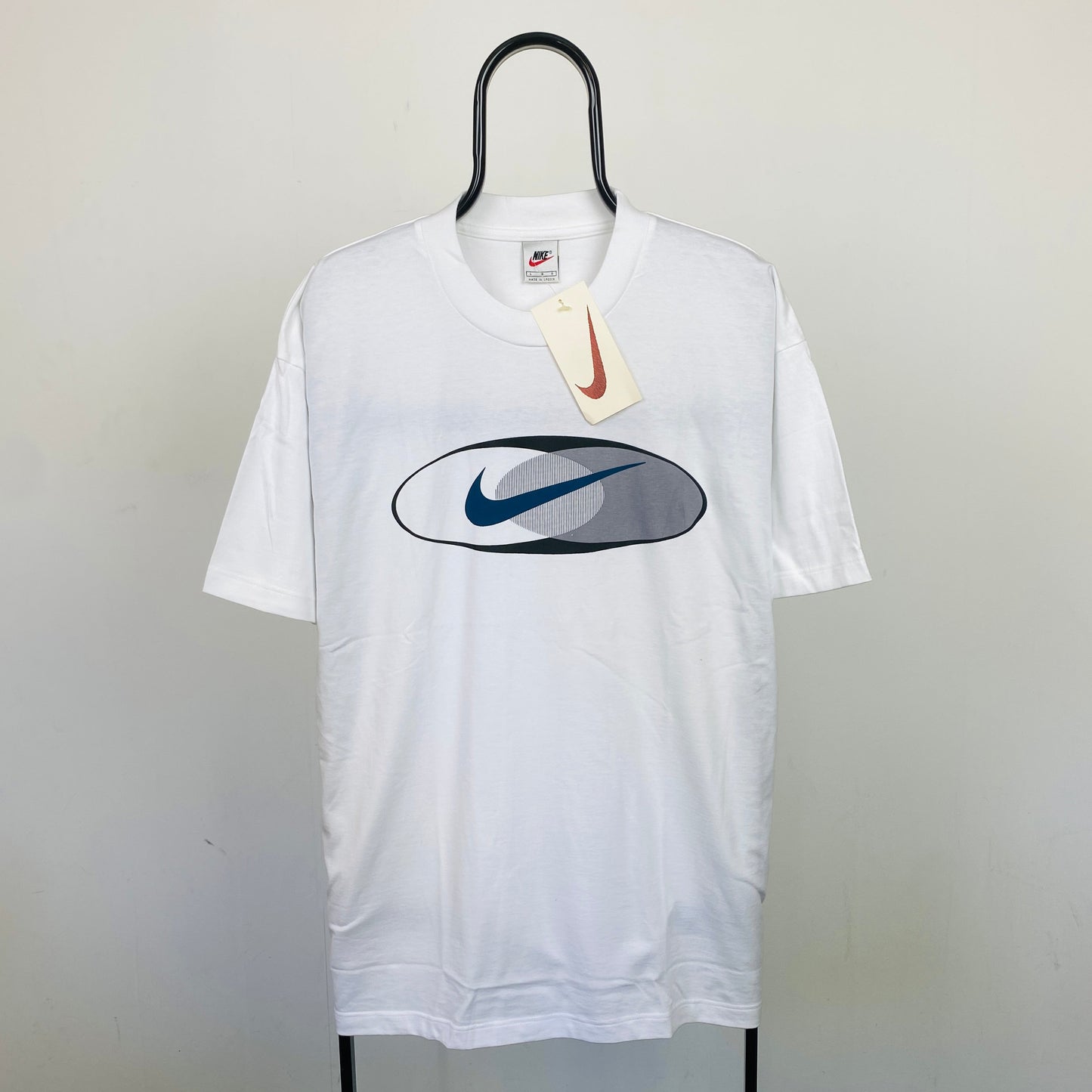 90s Nike Swoosh T-Shirt White Large