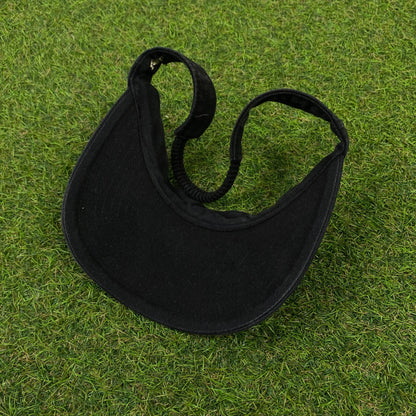 00s Adidas Visor Sun Hat Black