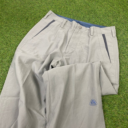 00s Nike ACG Cargo Trousers Joggers Grey Medium