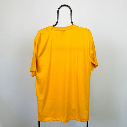 00s Nike Swoosh T-Shirt Orange Large