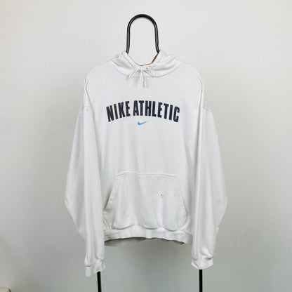 00s Nike Athletic Hoodie White XL