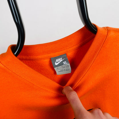 00s Nike Sweatshirt Orange Small