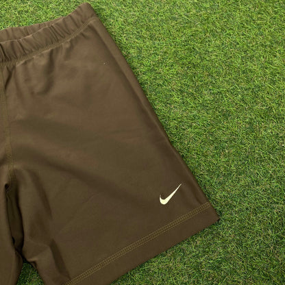 90s Nike Cycling Shorts Brown Large