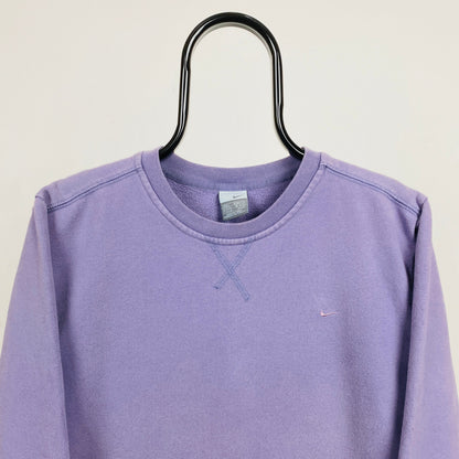 00s Nike Sweatshirt Purple Womens Large