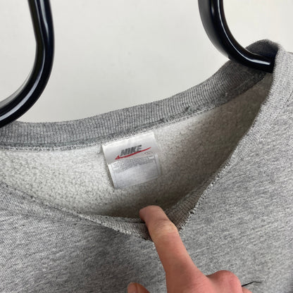 90s Nike Sweatshirt Grey Large