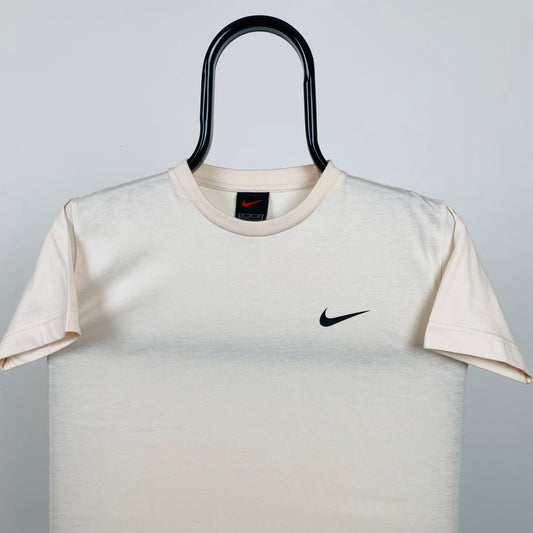 Vintage Nike T-Shirt Light Brown XXS
