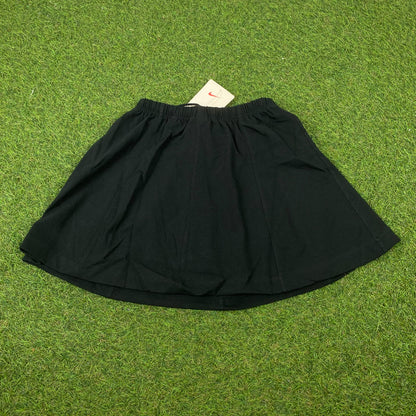 Vintage Nike Challenge Court Skirt Black Small