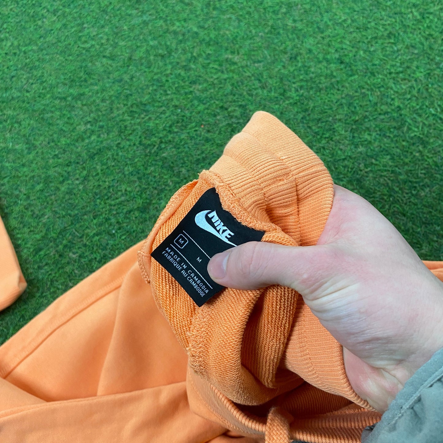 00s Nike Cotton Joggers Peach Orange Medium