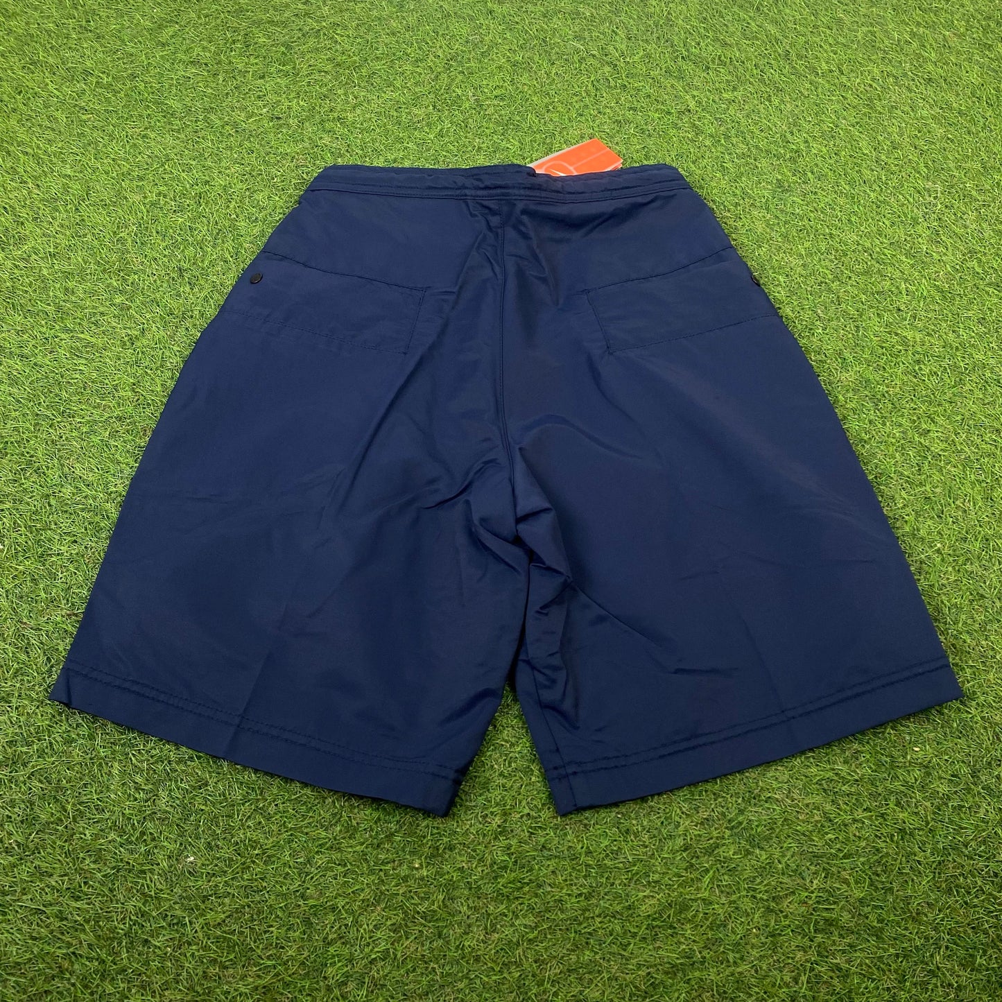 90s Nike Adjustable Shorts Blue XL
