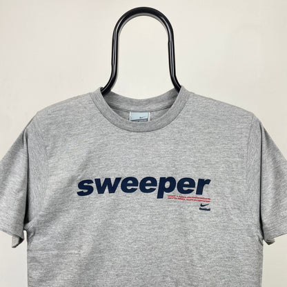 00s Nike Town Football T-Shirt Grey XS