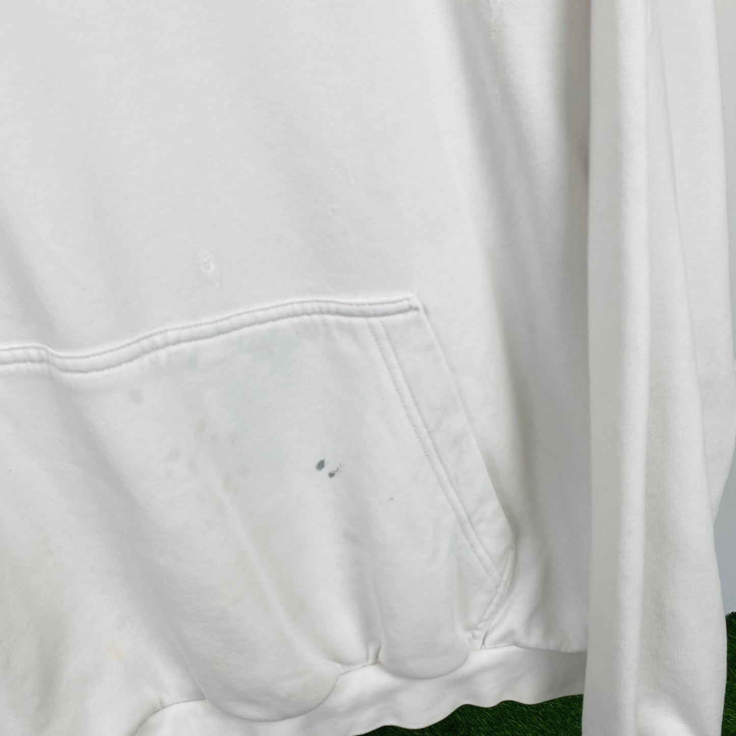 00s Nike Athletic Hoodie White XL
