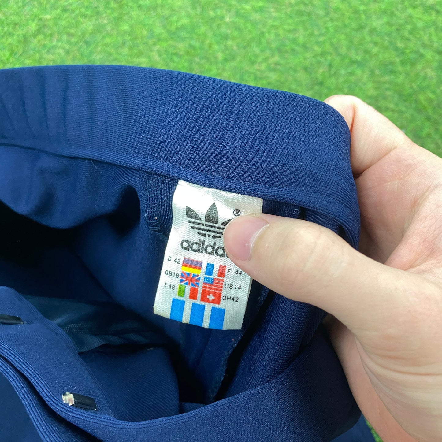 90s Adidas Tennis Shorts Blue XS