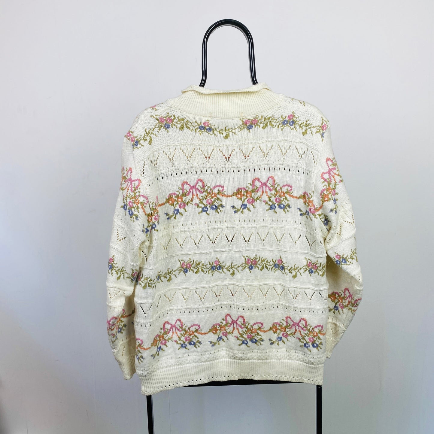 Retro St Michael Knit Sweatshirt Brown XL