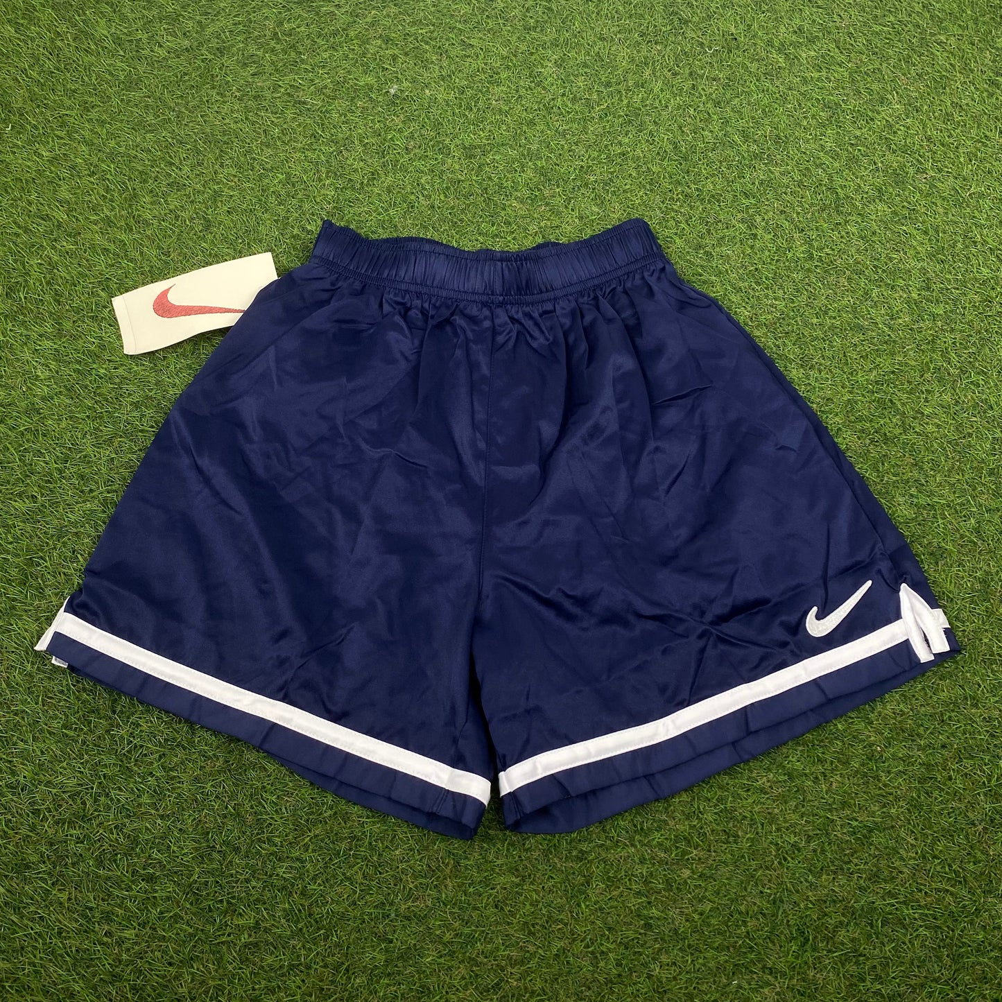 00s Nike Nylon Shorts Blue Small